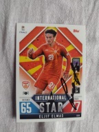 Karta topps match attax autograf Macedonia Eljif Elmas Liga Narodów