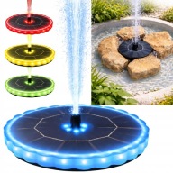 Fontanna Solarna pływająca na energię słoneczną LED do oczka wodnego