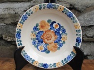 Głęboki Talerz Obiadowy_FAJANS_" WŁOCŁAWEK"_VINTAGE PRL