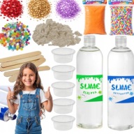 ZESTAW SLIME XXL 13w1 – DOMOWA FABRYKA GLUTEKÓW