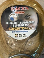 SŁUCHAWKI NAUSZNE KACEN Hi-Fi SUPER DŹWIĘK Bass Stereo Pilot na Prezent