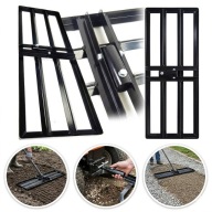 RĘCZNY NIWELATOR TERENU 90X30 CM RÓWNIARKA ROZGARNIARKA DO TRAWNIKA