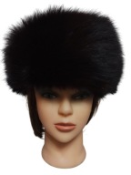 czapka futrzana z naturalnego lisa 50/52