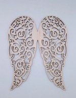 Skrzydła, skrzydełka, motyl, ażurowy, sklejka, dekoracja 15cm