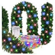 Girlanda choinkowa 100 LED 300cm świąteczna GĘSTA dekoracje ozdoby do domu