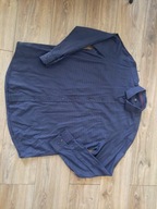 Koszula męska XL 44 45 WILLSOOR London granat prążek bawełna