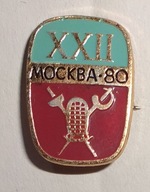 ZNACZEK PRZYPINKA ODZNAKA OLIMPIADA MOSKWA 1980