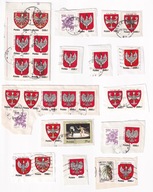 Znaczki nr 3272-3276 Historia orła Białego na wycinkach