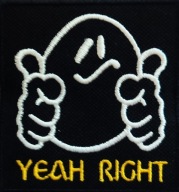 Naszywka Yeah Right