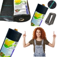 AGROTKANINA CZARNA UV SUNRISE ANTYCHWASTOWA AGROWŁÓKNINA SOLIDNA I MOCNA