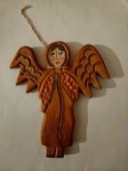 Anioł robiony z ceramiki