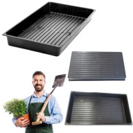 TACKA DONICZKA KUWETA WYSIEWNA DO ROZSAD DONICZEK CZARNA 56x31.5x6.5cm 5szt