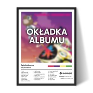 Plakat/Obraz w ramce Personalizowany Album Muzyczny 3 40x30cm Super Prezent