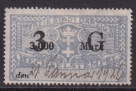 Gdańsk, Danzig, opłata wekslowa, 3 guldeny /DP/