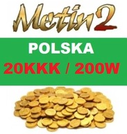 METIN2 POLSKA 20KKK YANG 200 WON 200W WONY MT2 YANGI PL