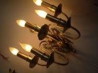 WSPANIAŁY ORYGINALNY KINKIET Z MASZKARAMI