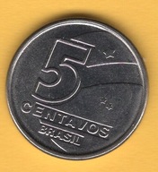 (1BZ42) Brazylia 5 centavo, 1989