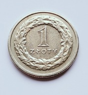 1 zł 1991 rzadka moneta z III RP piękny egzemplarz z prywatnej kolekcji