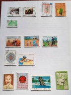 KAMBODŻA,LAOS, WIETNAM/ZNACZKI POCZTOWE 1980-1998