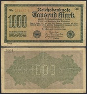 BNN - NIEMCY 1000 Marek 1922 # P76b # OE - Xh 241695 * znak wodny I # F/VF