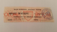 bilet POLONIA Bytom - ELANA Toruń 10.04.1999
