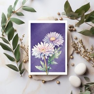 KARTKA OKOLICZNOŚCIOWA, URODZINOWA, DZIEŃ MAMY - ASTER