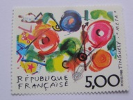 Francja - Jean Tinguely - malarstwo - Mi. 2693 **