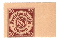 notgeld7 Opole Oppeln 50 Pf Kreissparkasse