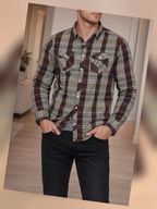 Koszula męska w kratę M