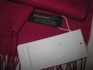JOHNSTONS ogromna pashmina CASHMERE SILK (NOWA z metką)
