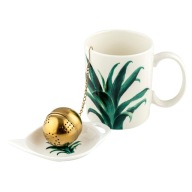 KUBEK Z ZAPARZACZEM I PODSTAWKĄ FLORINA 350 ML