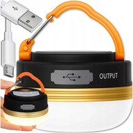 Lampa turystyczna latarka z powerbankiem 1800 mAh LED IP43