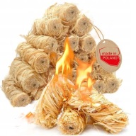 ZESTAW 2xEkologiczna podpałka rozpałka EKO do pieca kominka grilla 2x2kg