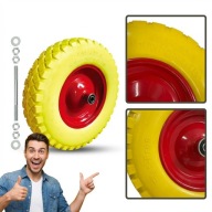 NOWE KÓŁKO DO TACZKI PEŁNE BEZDĘTKOWE 4.00-8 BEGRIS KOŁO WÓZKA