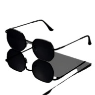 Klasyczne Okrągłe Okulary Metalowe Damskie Męskie Unisex – Old Money Modowe