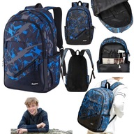 PLECAK TORNISTER SZKOLNY MLODZIEZOWY DLA CHLOPAKA DUZY POJEMNY KL 4-6