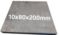Blacha stalowa formatka płaskownik z blachy 10mm 80x200mm