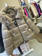 Kurtka zimowa złota fango Uni, 40/42 Moda Piu Anna Italy !!!