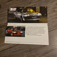 Opel 1982 Ascona Kadett Manta Monza Rekord Commodore Senator