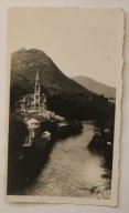 LOURDES - La Basilique et le Gave, FRANCJA, STARA