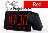 Zegar Budzik Projektor Radio