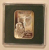 LEONARDO DA VINCI 10 DINERS - DINARÓW 2008 ANDORA - SERIA "MALARZE ŚWIATA"