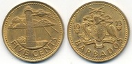 Barbados 5 Cents - 1973r ... Monety