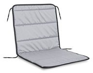 Poduszka Ogrodowa 50x50x50 cm | Na Krzesło Ogrodowe Wodoodporna Szara