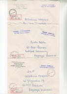 "R"Tarnowo Podgórne-trzy koperty polecone