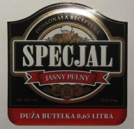 ETYKIETA PIWO SPECJAL JASNY PEŁNY BROWAR ELBLĄG