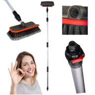 SZCZOTKA DO MYCIA PANELI FOTOWOLTAICZNYCH TELESKOPOWA DO DACHÓW DŁUGA