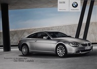 Prospekt BMW 6 Coupe E63 Cabrio E64 Akcesoria 1 / 2005 + Cennik 12 / 2004