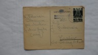 ZNACZEK FISCHER 342 GOZNAK NA KORESPONDENCJI CENZURA WOJSKOWA NR 1662