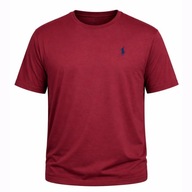 T-shirt męski plus size bordowy turecka bawełna duży rozmiar 6XL 135 cm